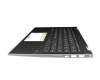 Keyboard incl. topcase DE (german) black/black/silver without backlight original suitable for HP Pavilion x360 14-dw0000