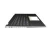 Keyboard incl. topcase DE (german) black/black/silver without backlight original suitable for HP Pavilion x360 14-dw1000