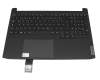 Keyboard incl. topcase DE (german) black/black with backlight (BL RGB) original suitable for Lenovo IdeaPad Gaming 3-15IHU6 (82K1)