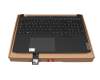 Keyboard incl. topcase DE (german) black/black with backlight (BL White) original suitable for Lenovo IdeaPad Gaming 3-15ACH6 (82K2/82MJ)