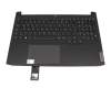 Keyboard incl. topcase DE (german) black/black with backlight (BL White) original suitable for Lenovo IdeaPad Gaming 3-15ACH6 (82K2/82MJ)