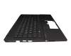Keyboard incl. topcase DE (german) black/black with backlight (Mica Silver Aluminium) original suitable for HP Omen 15-en0000
