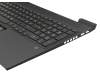Keyboard incl. topcase DE (german) black/black with backlight (RTX graphics card) original suitable for HP Envy 17-ch0000