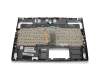 Keyboard incl. topcase DE (german) black/black with backlight Multicolor original suitable for Exone go Workstation 1535