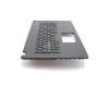 Keyboard incl. topcase DE (german) black/black with backlight RGB original suitable for Asus TUF FX753VE