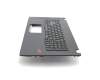 Keyboard incl. topcase DE (german) black/black with backlight RGB original suitable for Asus TUF FX753VE