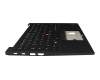 Keyboard incl. topcase DE (german) black/black with backlight and mouse-stick (Wi-Fi) original suitable for Lenovo ThinkPad X1 Carbon G10 (21CC)
