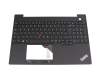 Keyboard incl. topcase DE (german) black/black with backlight and mouse-stick original suitable for Lenovo ThinkPad E16 Gen 1 (21JQ)