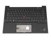 Keyboard incl. topcase DE (german) black/black with backlight and mouse-stick original suitable for Lenovo ThinkPad X1 Carbon 9th Gen (20XW/20XX)