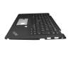 Keyboard incl. topcase DE (german) black/black with backlight and mouse-stick original suitable for Lenovo ThinkPad X13 Yoga (20SY/20SX)