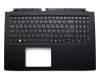 Keyboard incl. topcase DE (german) black/black with backlight original suitable for Acer Aspire V 15 Nitro (VN7-572G)