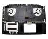 Keyboard incl. topcase DE (german) black/black with backlight original suitable for Acer Aspire V 15 Nitro (VN7-592G)