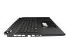 Keyboard incl. topcase DE (german) black/black with backlight original suitable for Acer Predator Helios Neo 18 (PHN18-71)