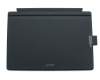 Keyboard incl. topcase DE (german) black/black with backlight original suitable for Acer Switch Alpha 12 (SA5-271P)