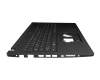 Keyboard incl. topcase DE (german) black/black with backlight original suitable for Acer TravelMate P2 (P215-53)