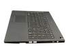 Keyboard incl. topcase DE (german) black/black with backlight original suitable for Acer TravelMate P2 (P2510-M)