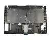 Keyboard incl. topcase DE (german) black/black with backlight original suitable for Acer TravelMate P4 (P449-G2-M)
