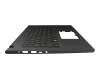 Keyboard incl. topcase DE (german) black/black with backlight original suitable for Acer TravelMate P6 TMP614-51T-G2