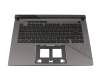 Keyboard incl. topcase DE (german) black/black with backlight original suitable for Asus G634JZ