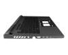 Keyboard incl. topcase DE (german) black/black with backlight original suitable for Asus G634JZ