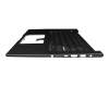 Keyboard incl. topcase DE (german) black/black with backlight original suitable for Asus M7400QC