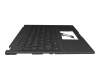 Keyboard incl. topcase DE (german) black/black with backlight original suitable for Asus ROG Flow X13 GV301QH