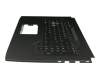 Keyboard incl. topcase DE (german) black/black with backlight original suitable for Asus ROG Strix GL703GE
