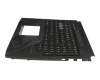 Keyboard incl. topcase DE (german) black/black with backlight original suitable for Asus ROG Strix Hero GL503VM