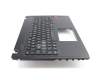 Keyboard incl. topcase DE (german) black/black with backlight original suitable for Asus TUF FX553VD