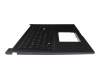 Keyboard incl. topcase DE (german) black/black with backlight original suitable for Asus X1704ZA