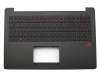 Keyboard incl. topcase DE (german) black/black with backlight original suitable for Asus ZenBook UX501JW