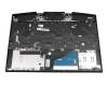Keyboard incl. topcase DE (german) black/black with backlight original suitable for HP Omen 15-dh0000