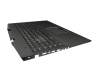 Keyboard incl. topcase DE (german) black/black with backlight original suitable for HP Omen 17-cb1000