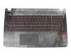 Keyboard incl. topcase DE (german) black/black with backlight original suitable for HP Pavilion 15-an000
