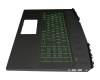 Keyboard incl. topcase DE (german) black/black with backlight original suitable for HP Pavilion Gaming 17-cd0000