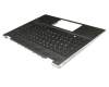Keyboard incl. topcase DE (german) black/black with backlight original suitable for HP Pavilion x360 14-cd1500