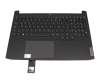 Keyboard incl. topcase DE (german) black/black with backlight original suitable for Lenovo IdeaPad Gaming 3-15ACH6 (82K2/82MJ)