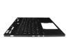 Keyboard incl. topcase DE (german) black/black with backlight original suitable for Lenovo Legion 7i 16IRX9 Gen 9 (83FD)