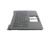 Keyboard incl. topcase DE (german) black/black with backlight original suitable for Lenovo U41-70 (80JV/80JT)