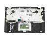 Keyboard incl. topcase DE (german) black/black with backlight original suitable for Lenovo Yoga 3 1470 (80KQ)