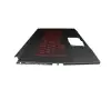 Keyboard incl. topcase DE (german) black/black with backlight original suitable for MSI GF76 11UDK/11UC (MS-17L2)