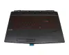 Keyboard incl. topcase DE (german) black/black with backlight original suitable for MSI GL63 9RC/9RCX/9SC (MS-16P8)