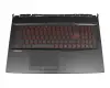 Keyboard incl. topcase DE (german) black/black with backlight original suitable for MSI GL75 Leopard 10SFR/10SDK/10SDR (MS-17E7)