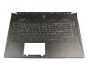 Keyboard incl. topcase DE (german) black/black with backlight original suitable for MSI GS60 2QC/2QD/2QE/2PL (MS-16H7)