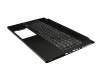 Keyboard incl. topcase DE (german) black/black with backlight original suitable for MSI GS63 Stealth 8RF (MS-16K7)