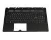 Keyboard incl. topcase DE (german) black/black with backlight original suitable for MSI GS63VR 7RG Pro (MS-16K3)