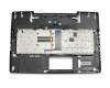 Keyboard incl. topcase DE (german) black/black with backlight original suitable for MSI GS70 Stealth 2QC (MS-1774)