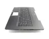 Keyboard incl. topcase DE (german) black/black with backlight original suitable for MSI GS72 Stealth Pro 6QE (MS-1775)