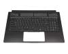Keyboard incl. topcase DE (german) black/black with backlight original suitable for MSI GS75 Stealth 10SE/10SGS (MS-17G3)