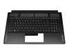 Keyboard incl. topcase DE (german) black/black with backlight original suitable for MSI GS76 11UH/11UG/11UE (MS-17M1)